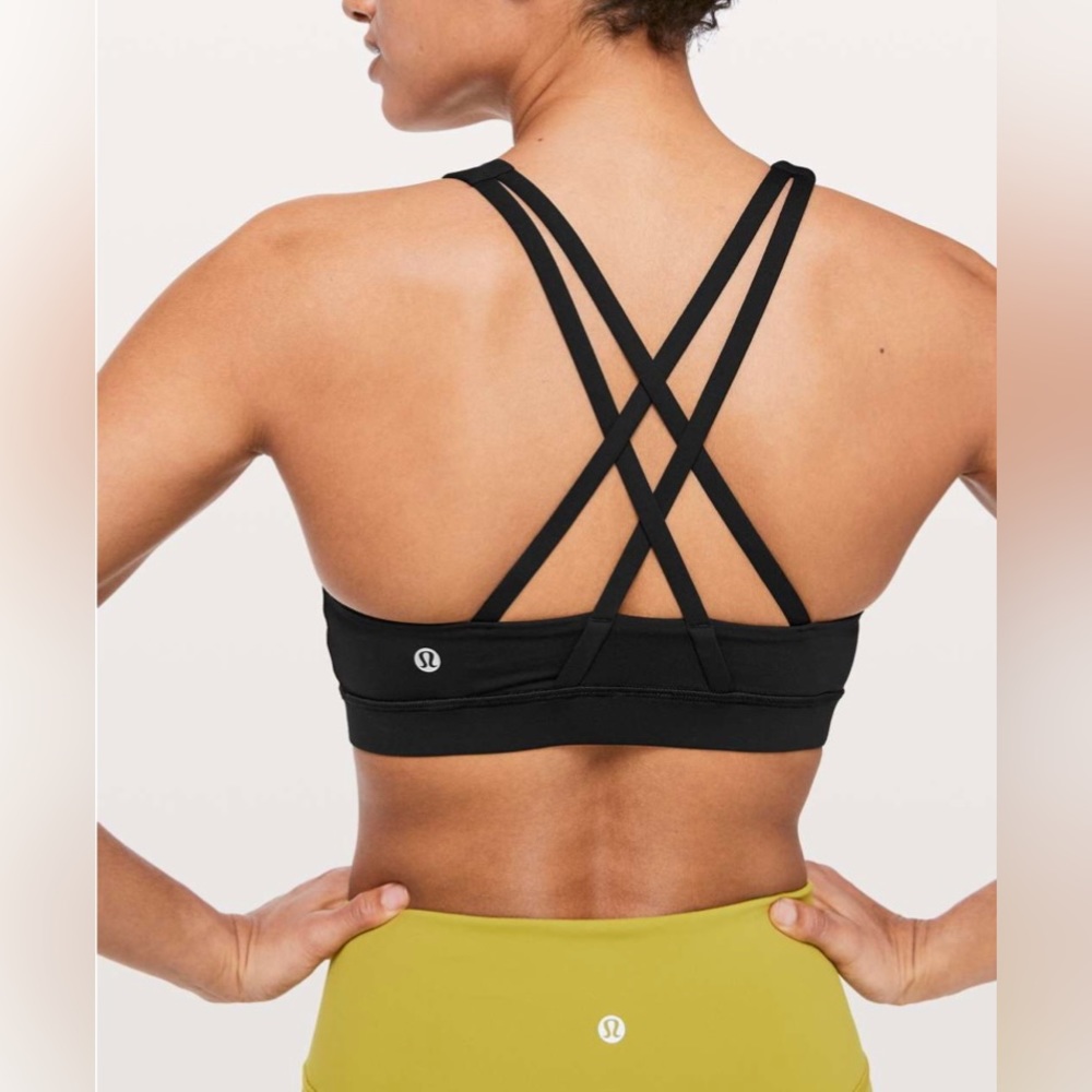 LULULEMON HIGH NECK ENERGY BRA / MEDIUM SUPPORT / SIZE 4